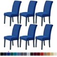 thumbnail image 1 of Stretch Chair Covers for Dining Room Set of 6, Removable Washable Dining Room Chair Covers, Dining Chair Slipcovers Seat Protector, Great for Home Decor and Banquet (Classic Blue, 6 Pack), 1 of 7
