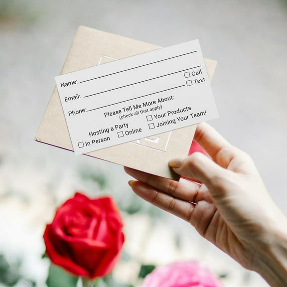 FRCOLOR 100pcs Entry Form Cards Blank Ballots Cards Multi-use Voting Cards Raffle Ticket Sheets