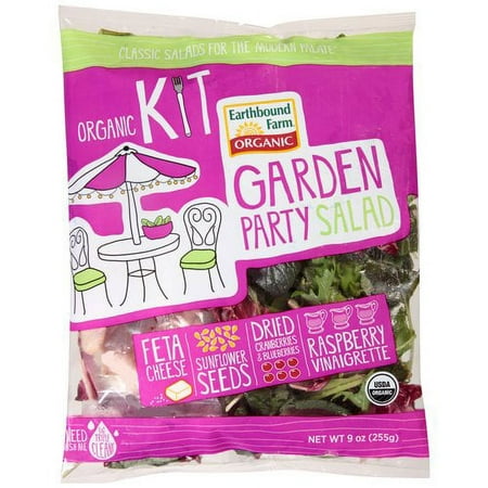 Earthbound Farm Organic Garden Party Organic Salad Kit, 9 oz