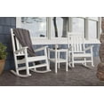 thumbnail image 2 of POLYWOOD Presidential Rocking Chair in White, 2 of 5