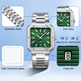 thumbnail image 5 of SKMEI Men Watches Analog Quartz Stainless Steel Watches for Men Waterproof Luminous Date Classic Men Wrist Watch, 5 of 7