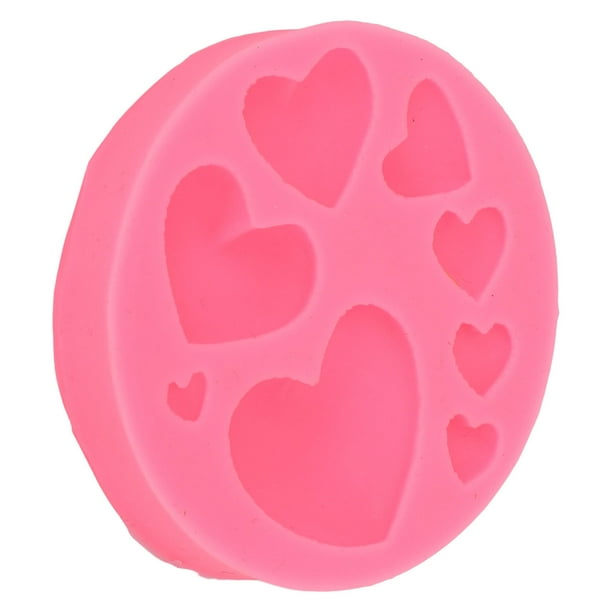 Modelo Para Hornear De Silicona, Moldeado En Forma De Corazón, 8 Agujeros, Flexible, Reutilizable Para Decoración De Chocolate