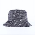thumbnail image 1 of Sombreros de cubo con estampado de Cachemira para mujer, Bandana de doble cara, gorras de Panamá, deportes al aire libre, protección solar, pesca, sombrero de pescador Bob, 1 of 4