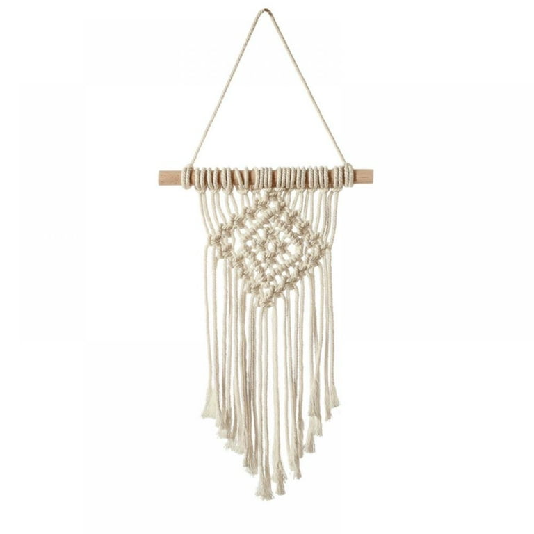 Macrame Wall Hanging Decor Handmade Woven Tapestry Tassel Wall