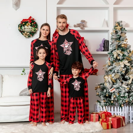 

Gueuusu Classic Christmas Pajamas For Family - Matching Pajamas Plaid