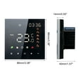thumbnail image 6 of Smart Thermostat 3A Digital Programmable LCD Display Touchscreen Underfloor Heating Temperature Controller Digital Intelligent Wall Thermostat for Water Heating, 6 of 9