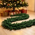 thumbnail image 6 of RBCKVXZ 9 Feet Christmas Garlands Holiday Green Artificial Soft Pine Garland for Indoors Outdoors Staircase Railing Banister Door Fireplace Mantel Wreath Christmas Decor, 6 of 8