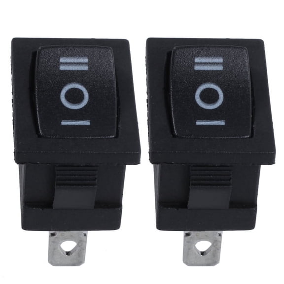 2X SPDT ON-OFF-ON 3 Position Snap in Boat Rocker Switch AC 250V/6A 125V/10A
