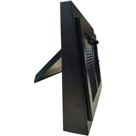 

Vintage Black Steel Gravity Baseboard Register - 15 X 12 Outside Dimensions…