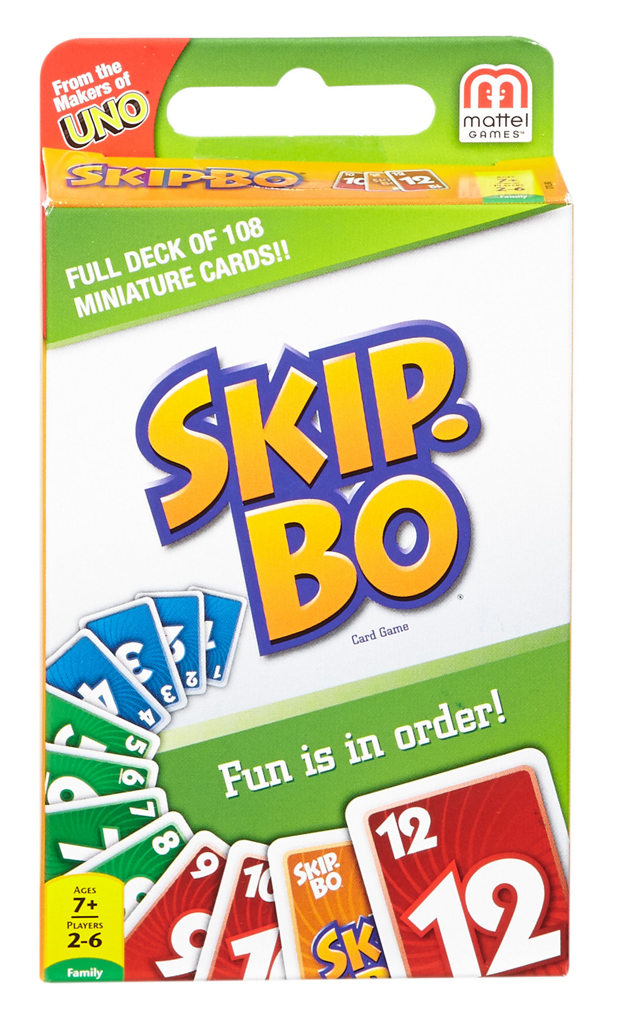 Golf card game with skip bo cards game