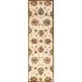 thumbnail image 1 of HomeRoots 352315 2 ft. 3 in. x 7 ft. 6 in. Runner Wool Ivory Area Rug, 1 of 1