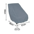thumbnail image 2 of Boat Seats Cover Waterproof Marine Main Engine Speedboat Seats Dust Cover, 2 of 6