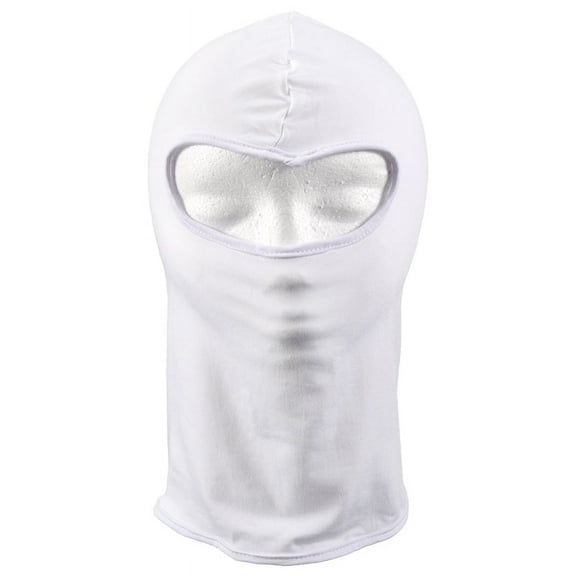 Outdoor Full Face Mask Thin Cycling Ski Mask white