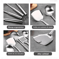 thumbnail image 4 of Juego Utensilios Cocina Acero Inoxidable 9 Piezas Duradero, 4 of 4