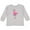 AC-Heather Grey, variant on Inktastic Ladylike Flamingo Boys or Girls Long Sleeve Toddler T-Shirt