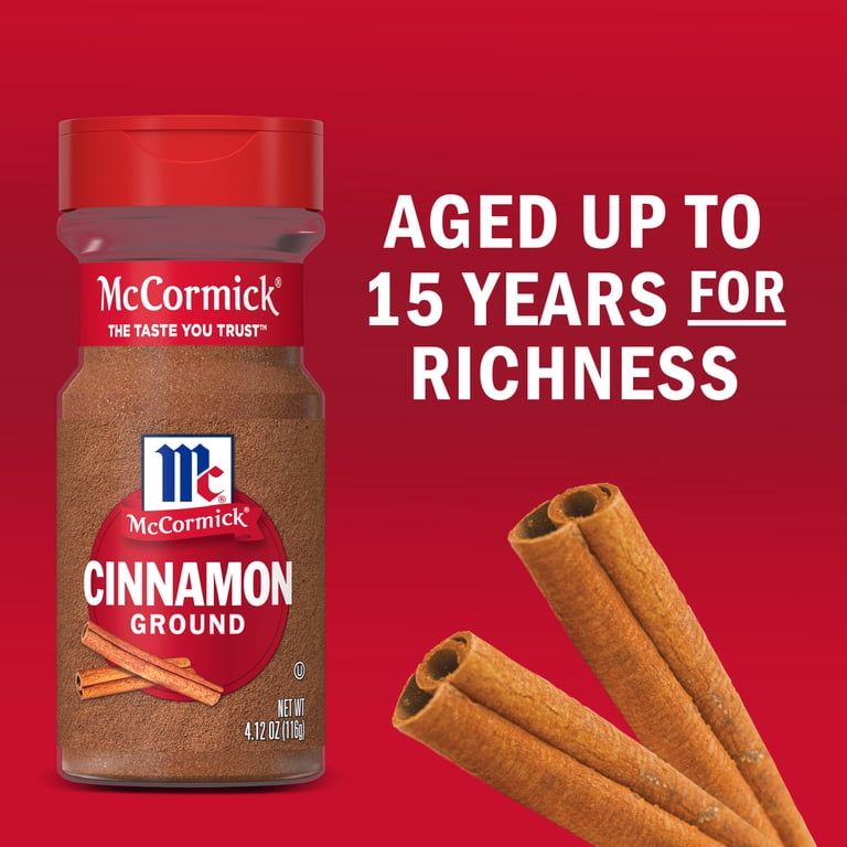 McCormick, Ground Cinnamon, 4.12 oz Bottle, Kosher - Walmart.com