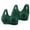 Green, variant on Push up Bras for Women 2 Pack Seamless Bralette Cozy Floral T-Shirt Bras for Women Size 50