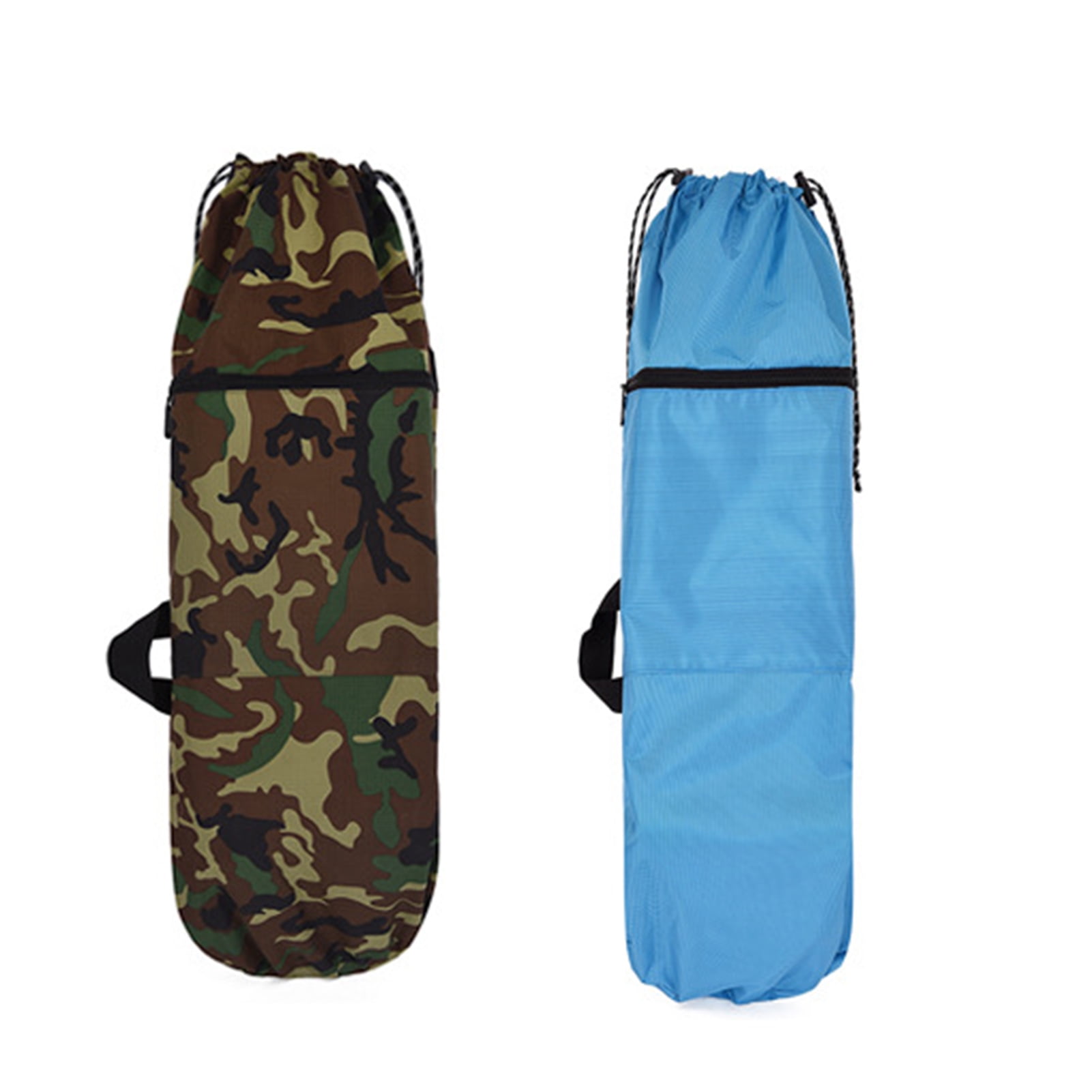 SPRING PARK Skateboard Backpacks Bag with Adjustable Shoulder Straps,Water Proof Canvas Camouflage Zip Drawstring Skateboard Backpack for Electric Skateboard