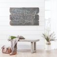 thumbnail image 5 of Home Fare Banc en Bois Moderne en Gris Patiné, 5 of 5