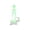 Green, variant on Glow In The Dark Dancing Skeleton Aquarium Ornament Halloween Decor 5.90IN Air Driven Movable Joint Fish Tank Decor for Halloween Seasonal Aquatic Theme Display