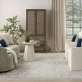 thumbnail image 3 of Nourison Nyle Distressed Light Blue 5'3" x 7'10" Area Rug (5x8), 3 of 10