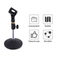 thumbnail image 4 of Miangastore Support de Microphone Relevable Base en Métal Support de Bureau pour Diffusion en Direct Conférence en Ligne, 4 of 8