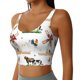 thumbnail image 2 of Balery Cute Farm Sujetadores deportivos con espalda cruzada para mujer, acolchados, sin costuras, de alto impacto, ideales para yoga, gimnasio, entrenamiento y fitness.-X-Large, 2 of 8