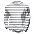 thumbnail image 4 of BOOMNY Mardi Gras Unisex Boys Girls Tshirts Long Sleeve T Shirts For Kids Carnival Striped Breathable Loose Fit Cozy Childrens Athletic Tees, 4 of 4