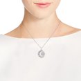 thumbnail image 2 of Norse Viking Crescent Moon & Celtic Sun Sterling Silver Amulet Necklace, 2 of 6