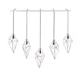 thumbnail image 2 of Woodbridge Lighting Lanning 5-Light Metal Linear Pendant in Nickel, 2 of 5