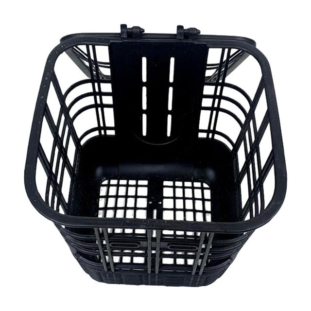 Cesta delantera para bicicleta, cesta colgante, cesta de almacenamiento portátil extraíble para manillar, soporte para ciclismo y senderismo