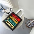 thumbnail image 7 of DouZhe Reusable Grocery Bags, Eat Sleep Gamer Repeat Gaming Lightweight Polyester Canvas Cloth Tote Bag for Travle Gym Shopping School, 15" x 16", 7 of 7