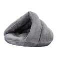 thumbnail image 3 of Bonita cama relajante para perros, nido cómodo y esponjoso, regalo, tumbona desmontable para mascotas Gris l, 3 of 8