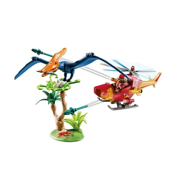 PLAYMOBIL Adventure Copter with Pterodactyl