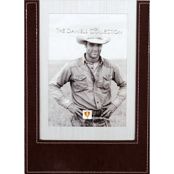 COSMOPOLITAN Chocolate-Brown Leather STITCH - 5x7