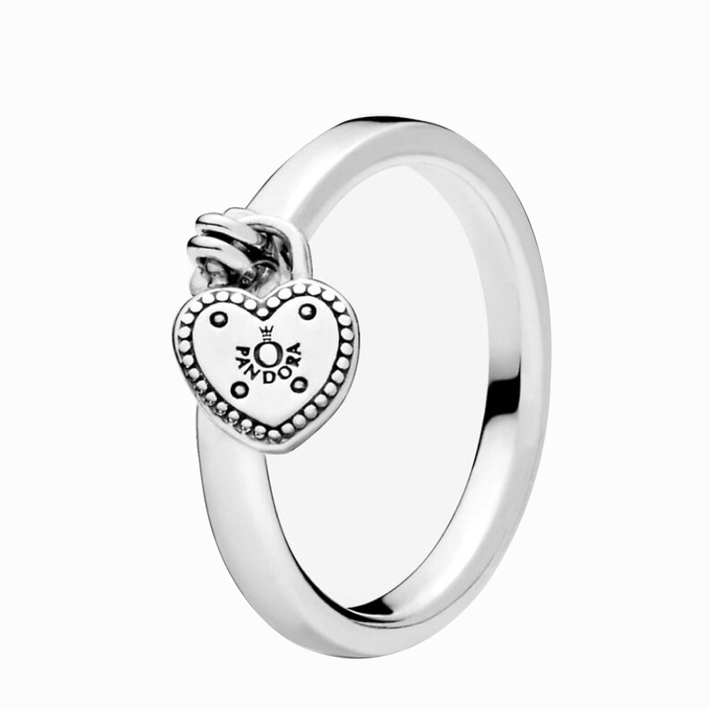 Pandora Jewelry Silver Heart Padlock 