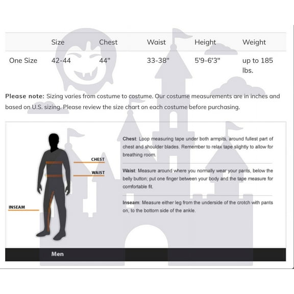 California Costume Collections Big Frank Men's Halloween Fancy-Dress Costume for Adult, One Size