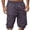 #02-Dark Gray, variant on TQWQT Cargo Shorts Men Dressy Casual Bermuda Shorts Big and Tall Knee Length Elastic Waist Knee Length Shorts with Pockets Trendy Summer Army Green 2XL