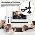 thumbnail image 4 of 75 Ohm Telescopic DAB FM Radio Antenna - with 3 Adapters - Active Digital Antenna - Digital Radio Antenna - 3 Meter Extension Cable - For FM/DAB Reception, 4 of 6