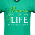 thumbnail image 4 of Inktastic Donate Life-Be an Organ Donor Women's V-Neck T-Shirt, 4 of 5