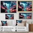 thumbnail image 4 of Designart "Life in Paradise Coral Reef I" Coastal Framed Wall Art - Coastal Blue Coastal Tropical Entryway Framed Wall Art, 4 of 6