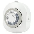 Hyper Tough, Indoor Analog Timer, Double Grounded Outlet