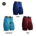 thumbnail image 2 of Pantalón Corto Deportivo Hombre TFixol Azul y Celeste y Rojo X-Large, 2 of 8