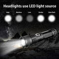 thumbnail image 2 of 5000 Lumens USB Rechargeable LED Flashlight,18650 Battery Included16.5cm, 2 of 5