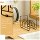 thumbnail image 4 of unbranded Rack Organizador Negro Para Tapas Y Tablas De Cocina Con Y Material Duradero, 4 of 8