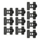 thumbnail image 4 of 10 Uds Cerraduras De Seguridad Para Niños Cerraduras De Horno Para Puerta Corredera Dormitorio Guardería Negro, 4 of 8
