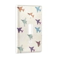 thumbnail image 2 of Yayeee Toggle Light Switch Wall Plate 1-Gang 4.5"x2.7" Home Decorative Outlet Cover, Colorful Cartoon Planes Pattern, 2 of 7