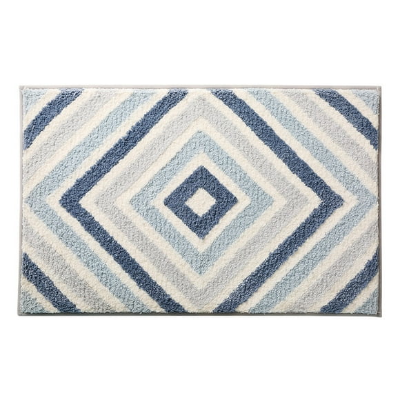 Machine Washable Bathroom Rugs, Absorbent Microfiber Carpet for Quick Drying, Non-Slip Decorative Soft Plush Mat, Luxury Shag, Easy to Clean (20"x32")
