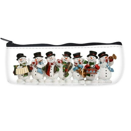 - POPCreation Winter Snowman School Pencil Case Pencil Bag Zipper Organizer Bag
