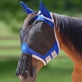 thumbnail image 1 of Harrison Howard CareMaster Horse Fly mask with Ears and Nose Fringe Fly Protector Defender Mask-Signature Blue, 1 of 5